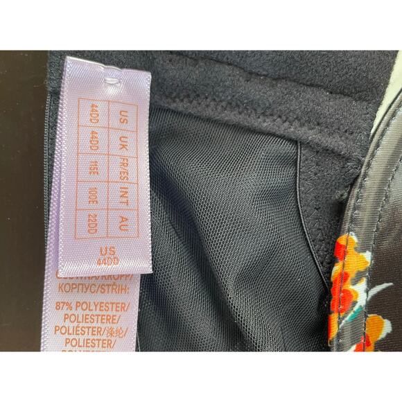 Savage X Fenty Lingerie Night Blooms Tropical Floral Demi Bra - Picture 10 of 10